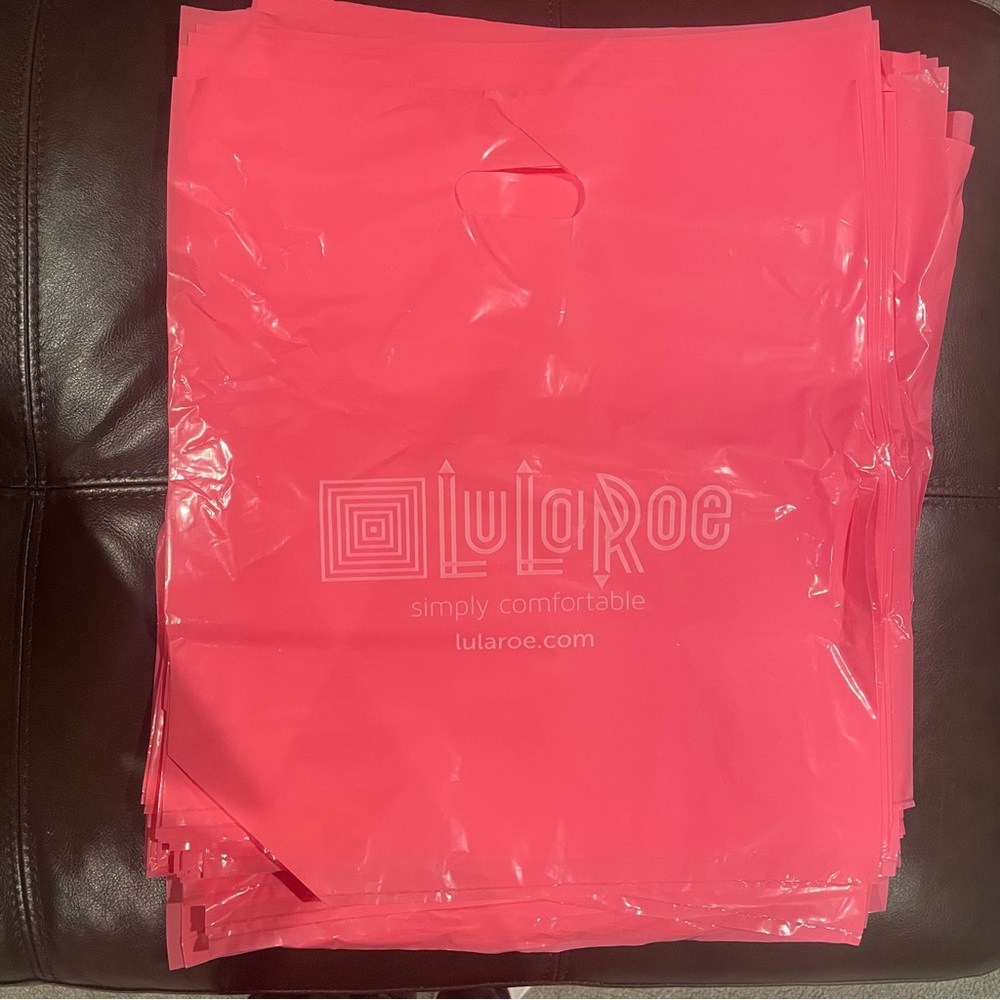 LuLaRoe Pink Plastic Bags